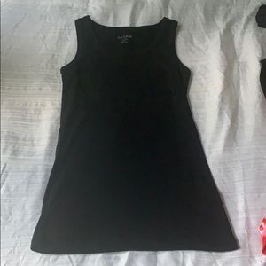 Black tank top